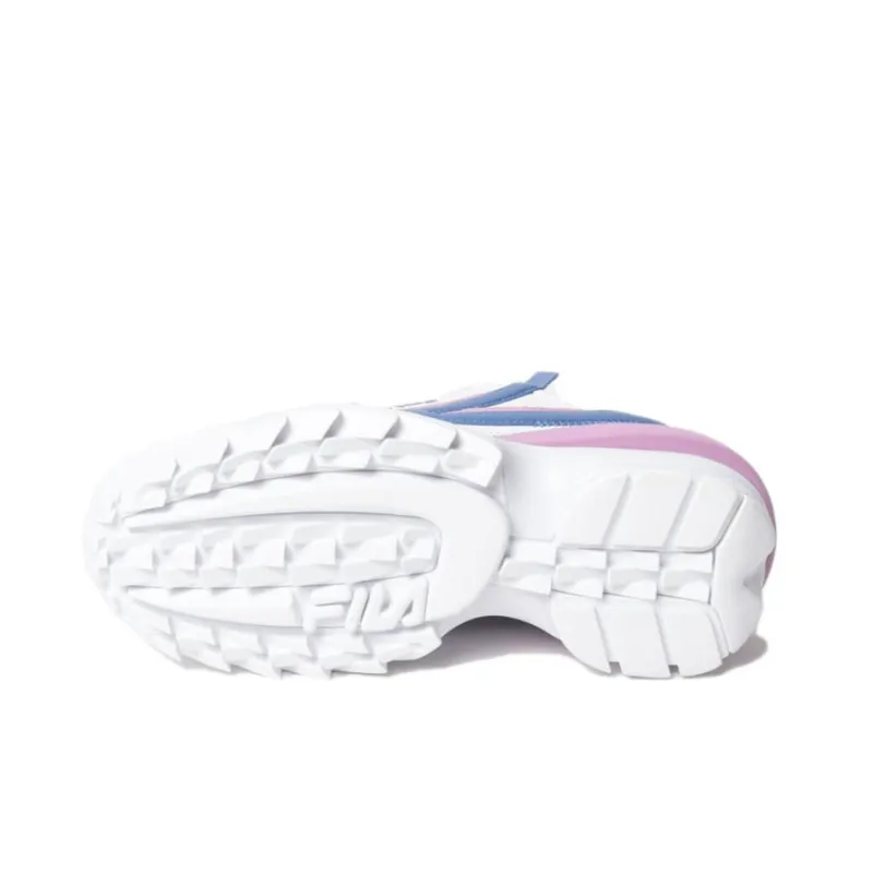 FILA Disruptor 2 2 Exp Anti-Slip Wear-Resistant Low-Top Casual Shoes Women's White Pink-4