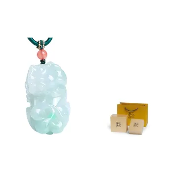 With the heart of the jade Jadeite Necklaces Unisex