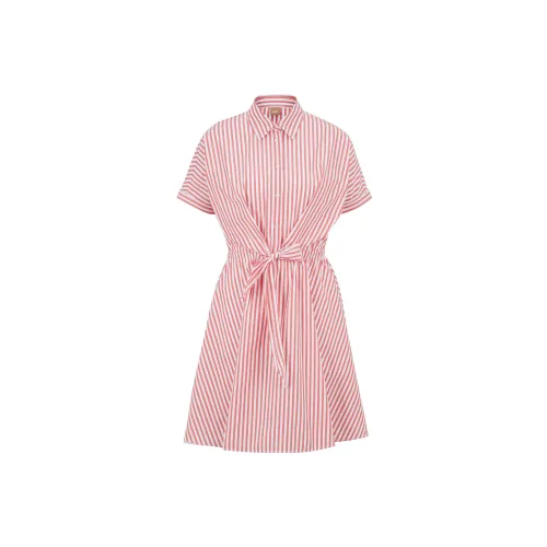 HUGO BOSS Short-Sleeved Dresses Women's Pink