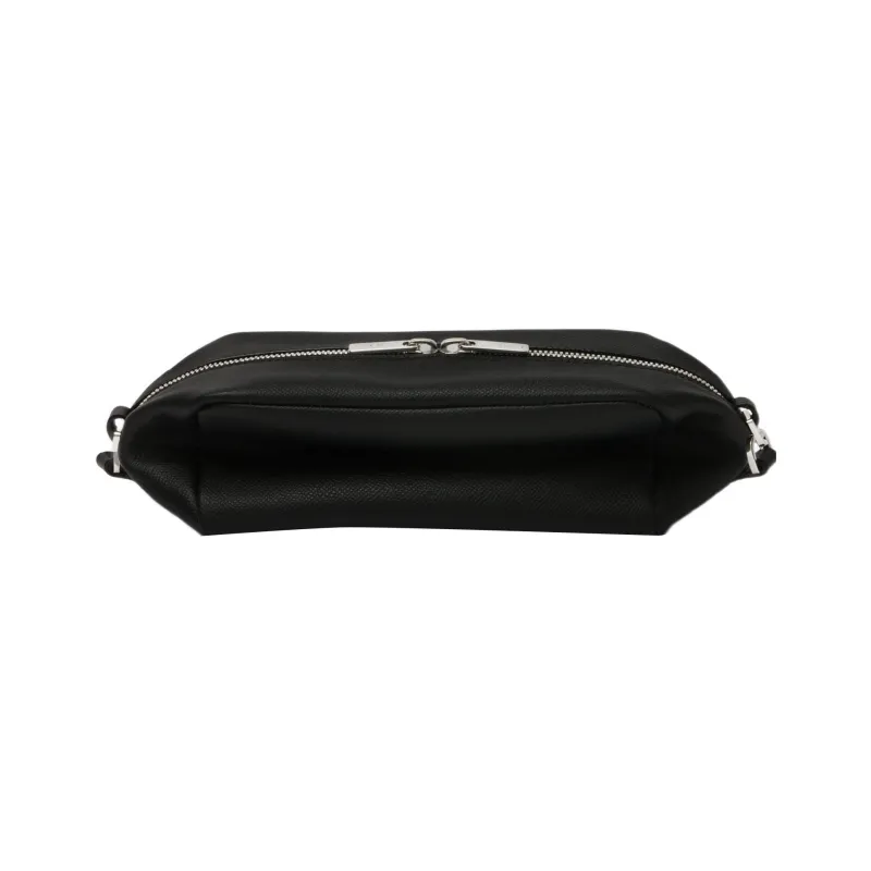 Valextra Millepunte Calfskin Shoulder Bag Crossbody Bag Mini Men's Black-0