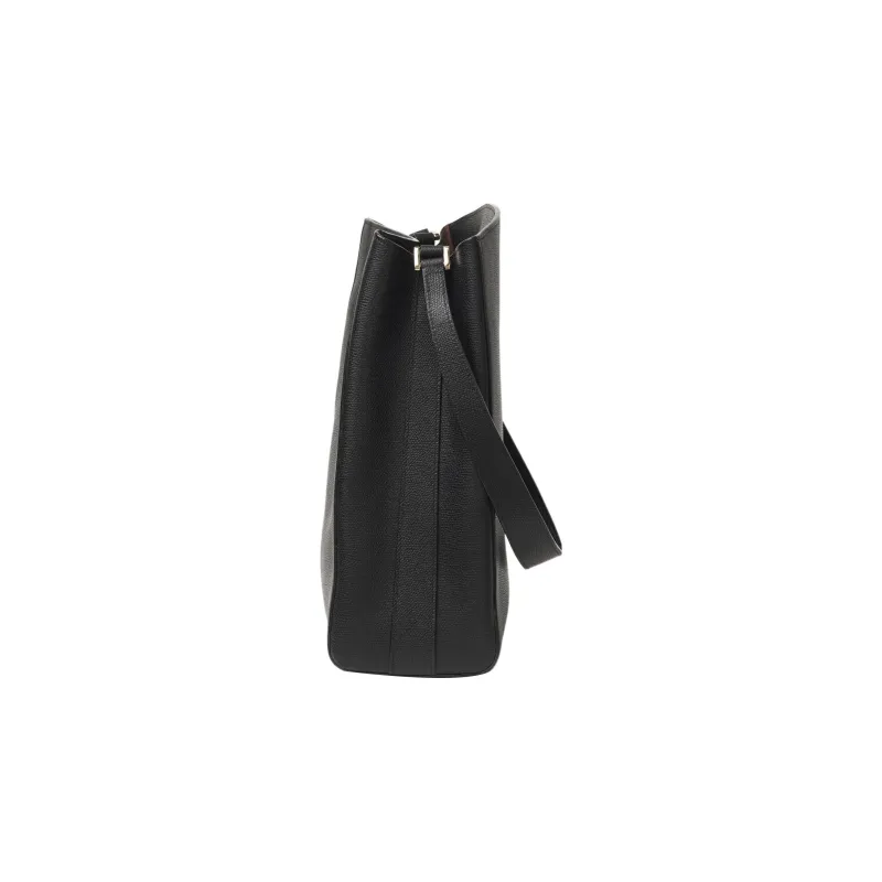 Valextra Brera Millepunte Calfskin Handbag Shoulder Bag Women's Black-1
