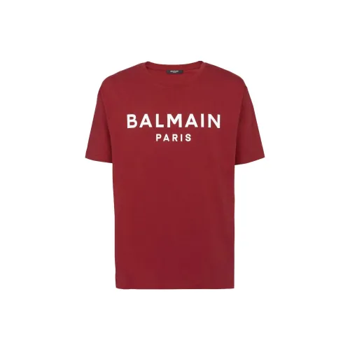 BALMAIN T-Shirts Men Red