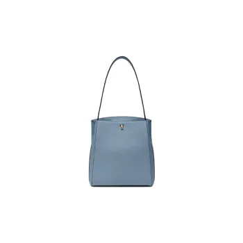 Valextra Brera Millepunte Calfskin Handbag Shoulder Bag Women's Blue