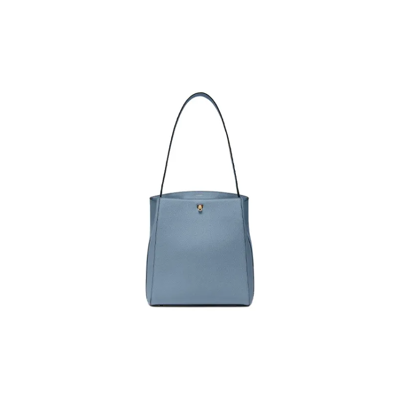 Valextra Brera Millepunte Calfskin Handbag Shoulder Bag Women's Blue-0