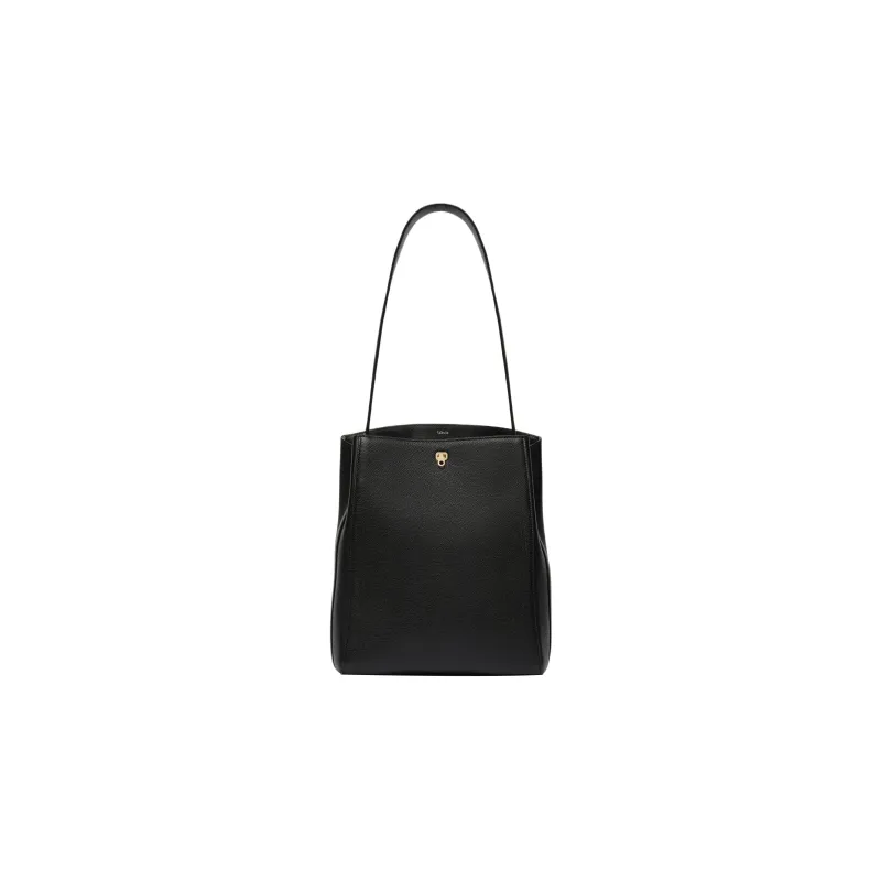 Valextra Brera Millepunte Calfskin Handbag Shoulder Bag Women's Black-0