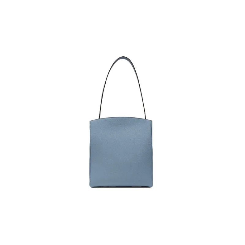 Valextra Brera Millepunte Calfskin Handbag Shoulder Bag Women's Blue-1