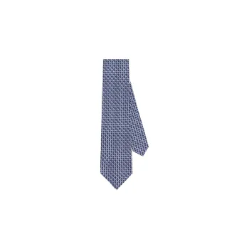 Ferragamo Ties Men Dark Blue