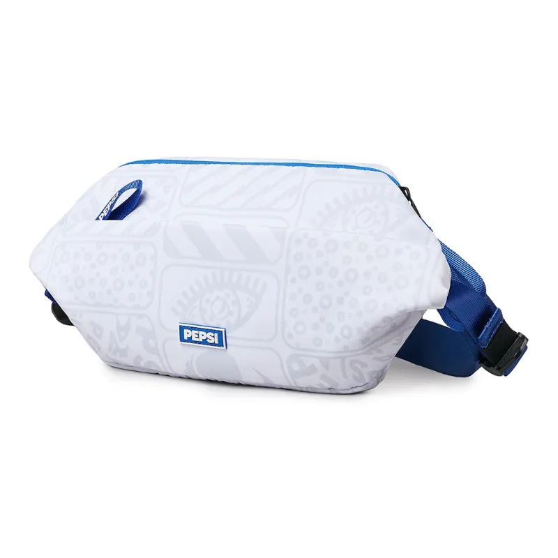 Pepsi Fabric Sling Bag Regular Unisex Blue White-1