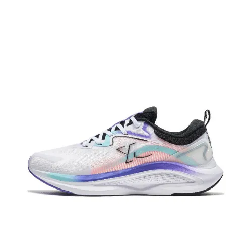 XTEP Running Shoes Men Low-Top White/Blue/Purple/Orange