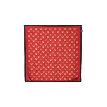 MOSCHINO Teddy Bear print Silk Foulard