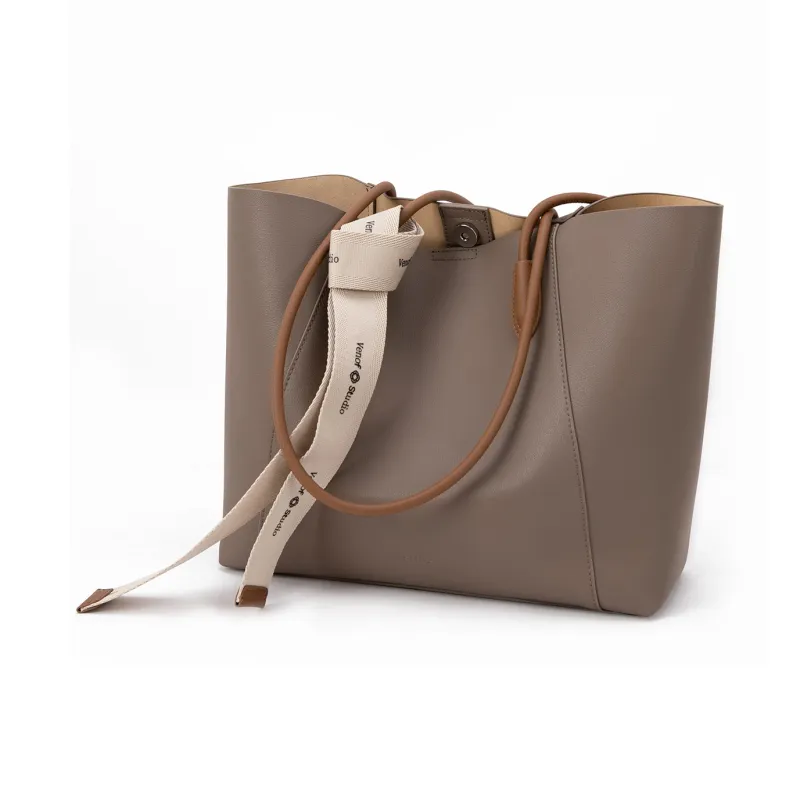 VENOF Soft Leather Tote Bag, Shopping Bag, Handbag, Shoulder Bag Women's Multicolor-21