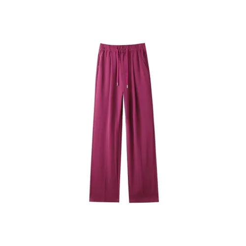 HIPPIEMISS Casual Pants Women's Dragon Fruit Red