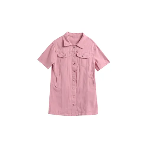 BRASS SCOUT Short-Sleeved Dresses Women's Pink