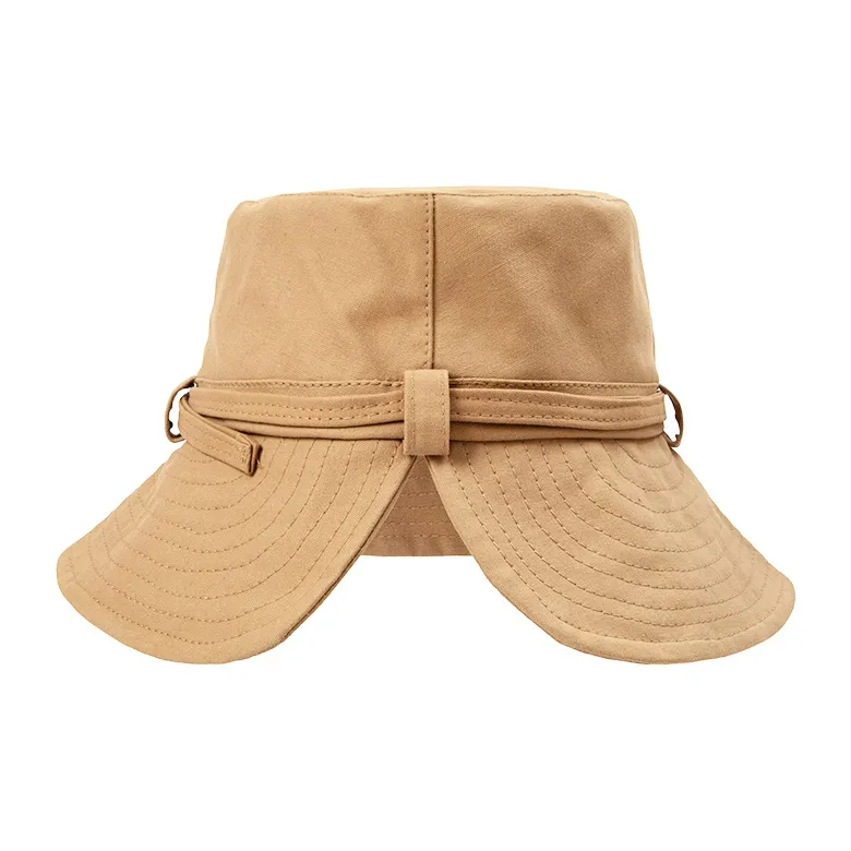 BAIJUAN Bucket Hats Women's Black, Khaki-2