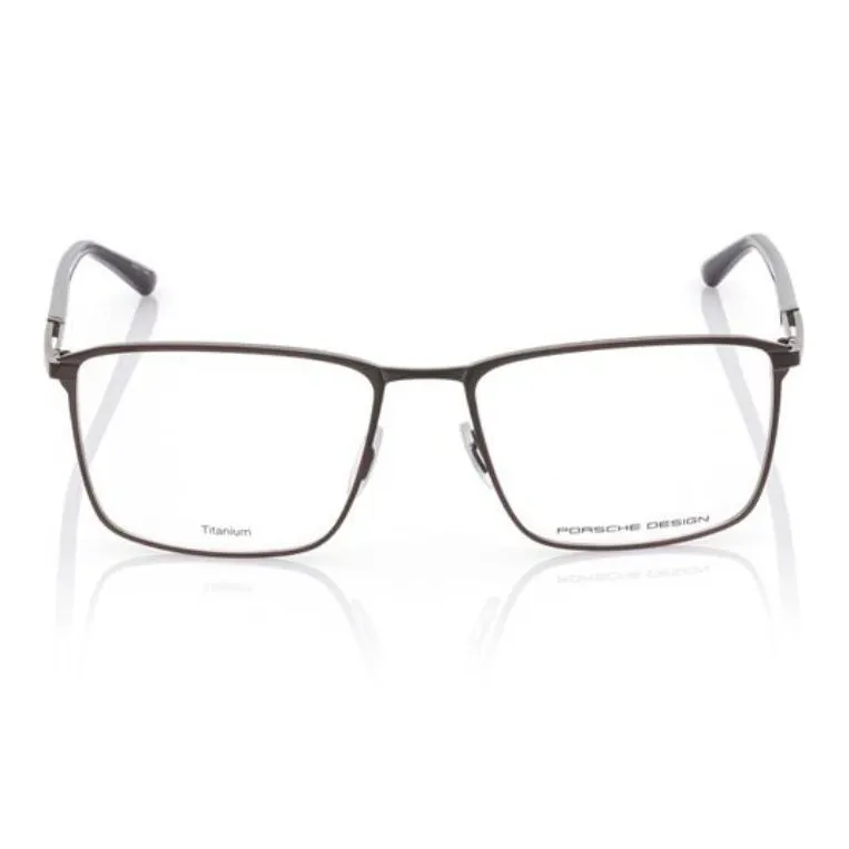 PORSCHE DESIGN Plate Frame Pure Titanium Square Eyeglass Frames Men's-1