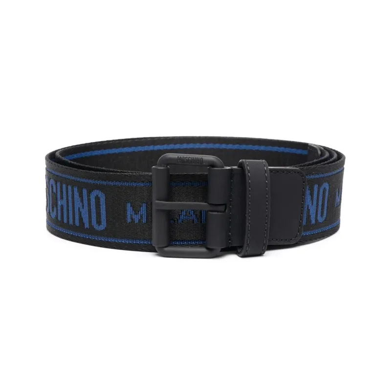 MOSCHINO Belts Men Black/Blue-0