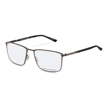 PORSCHE DESIGN Plate Frame Pure Titanium Square Eyeglass Frames Men's