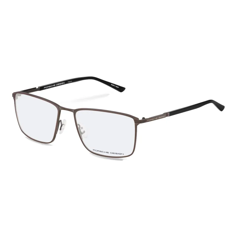 PORSCHE DESIGN Plate Frame Pure Titanium Square Eyeglass Frames Men's-0