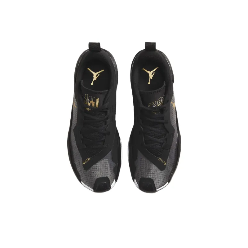 Jordan One Take 4 Black White Metallic Gold-2