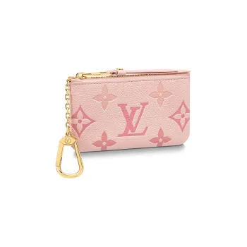 LOUIS VUITTON Cow Leather Coin Purse Regular Women's Gradient Pink