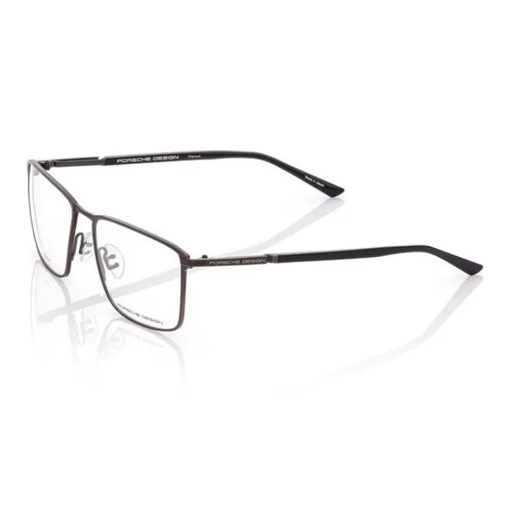 PORSCHE DESIGN Plate Frame Pure Titanium Square Eyeglass Frames Men's-4