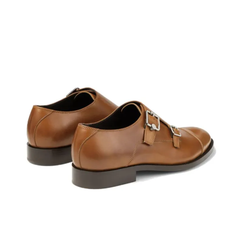 Jimmy Choo FINNION MONKSTRAP Men's Casual Shoes Men's Brown-4