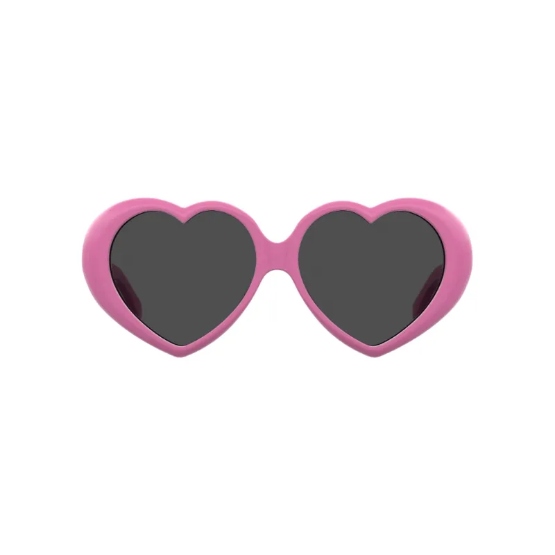 MOSCHINO Heart Frame Sunglasses-1