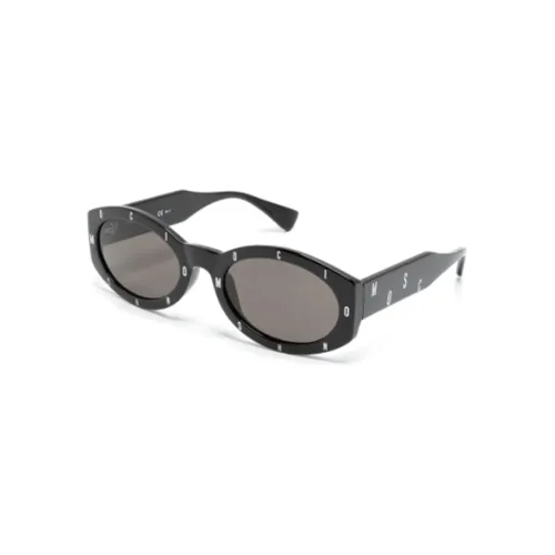 MOSCHINO Eyewear Tinted-lenses Oval-frame Sunglasses