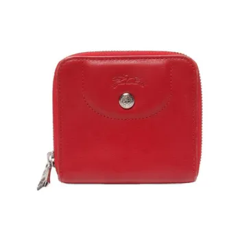 LONGCHAMP Le Pliage Cuir Sheepskin Coin Purses Wallets Women's