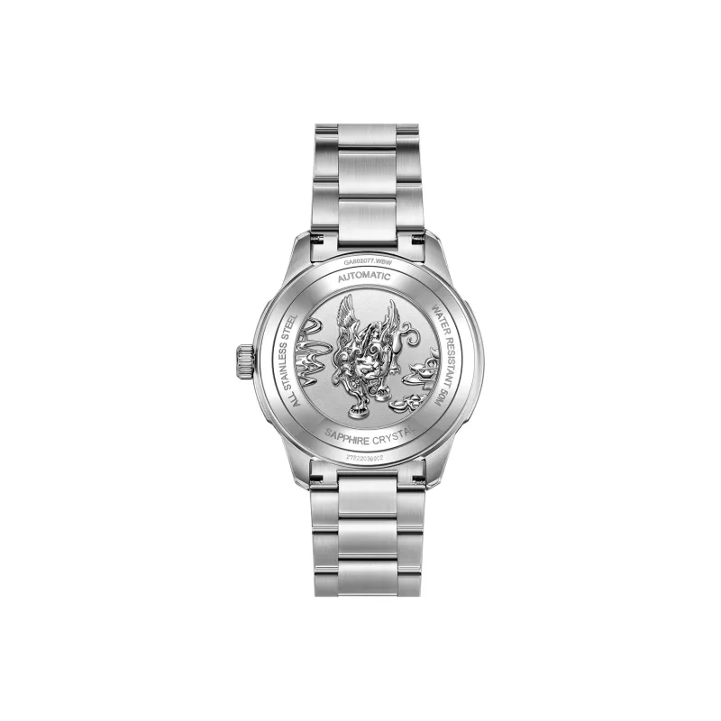Fiyta Classic Collection Automatic Mechanical Movement Stainless Steel Strap Watch Men's Watches Black Dial-1