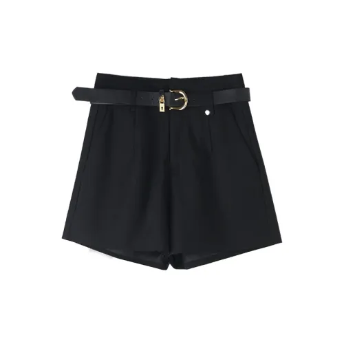 HIPPIEMISS Casual Shorts Women's Black