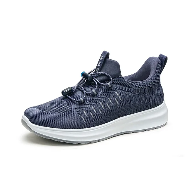 Step By Step Breathable Lightweight Low-Top Casual Shoes Men's Blue-2