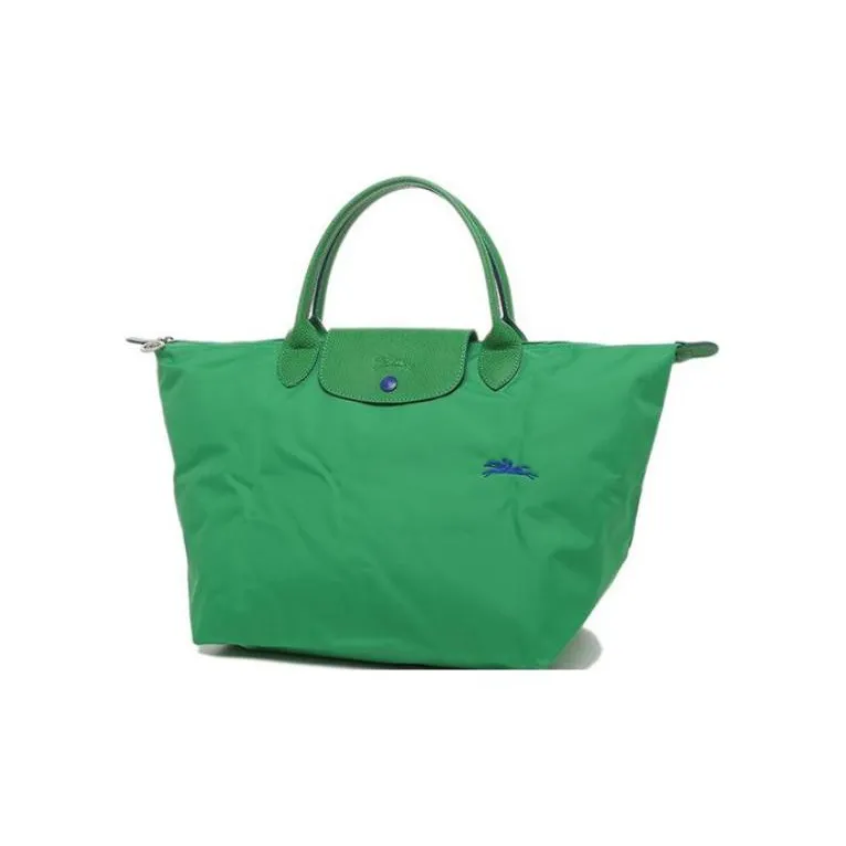 LONGCHAMP Le Pliage Club Nylon And Leather Dumpling Bag Handbags Women's Green-2
