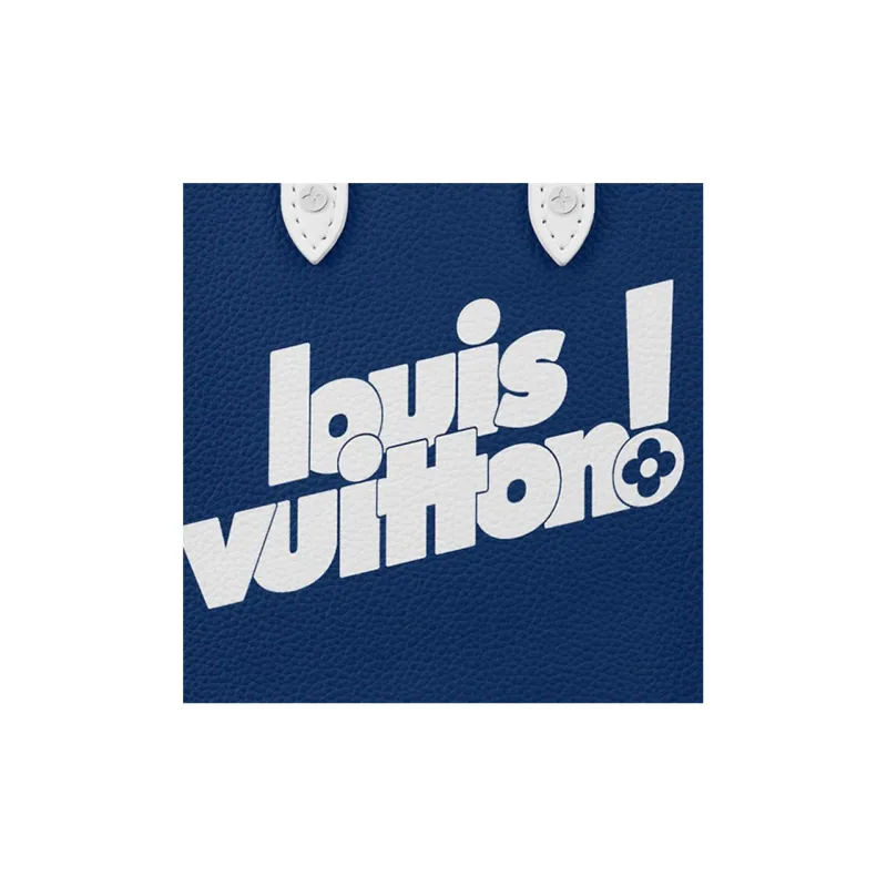 LOUIS VUITTON Sac Plat Xs Shoulder Bag Monogram Blue-4