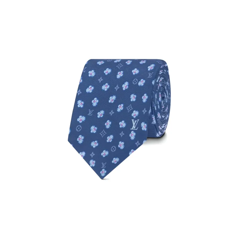 LOUIS VUITTON Vivienne Ties Men's Blue-0