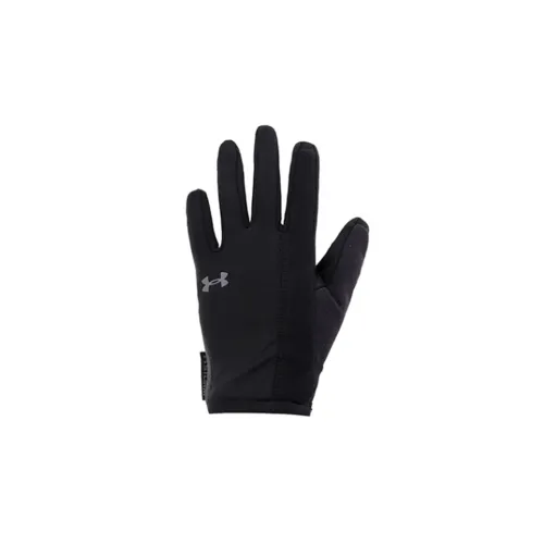 Under Armour Polyester Sports Gloves Unisex Black