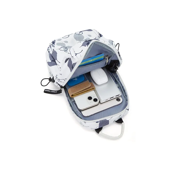 QING QI ZHE Fabric Sling Bag Shoulder Bag Crossbody Bag Regular Unisex Leaf Gray/Black/Light Gray/Light Green/Khaki-2
