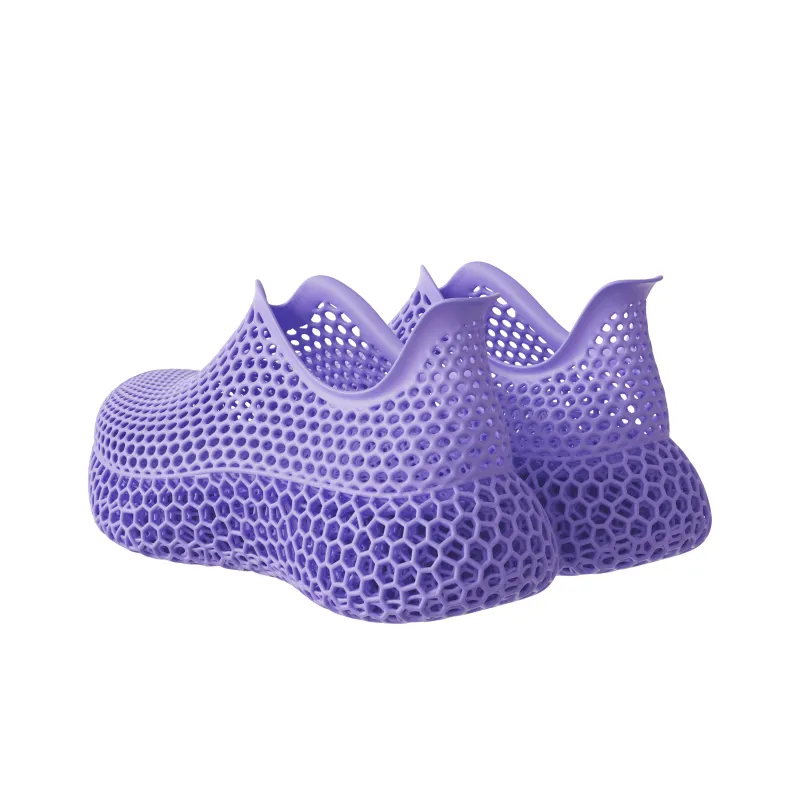 STARAY Fle 3D Printed Bubble Shoes Clogs 4.5cm Unisex Black-30