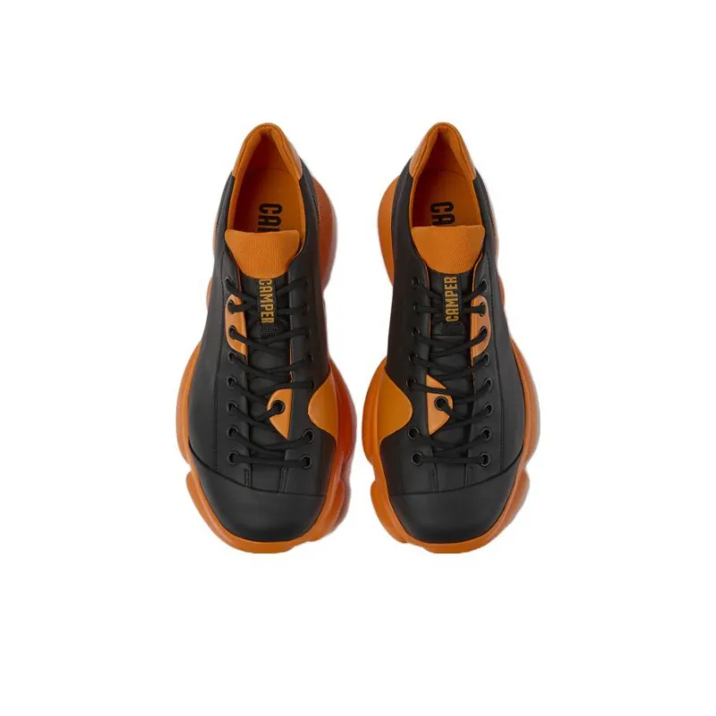 CAMPER Karst Low-Top Casual Shoes Men's Black Orange-1