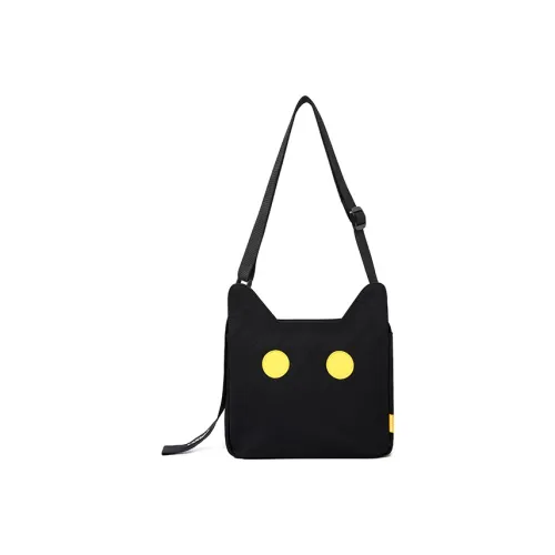 NOXXON Nylon Shoulder Bag Women's Obsidian Black/Marini Blue/Dusty Pink