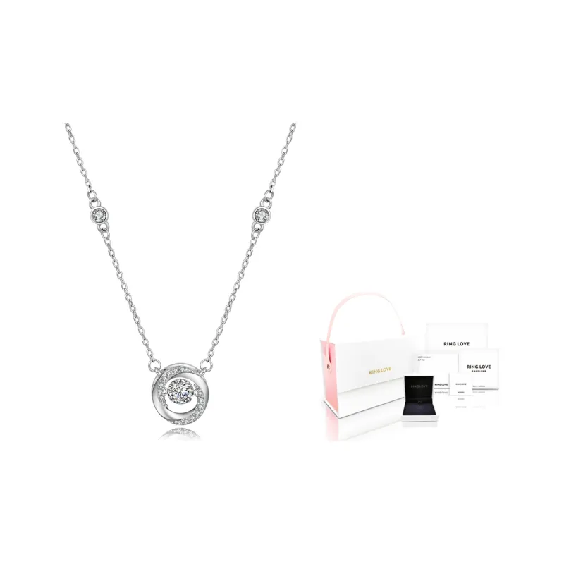 RINGLOVE 925 Sterling Silver Necklaces Women's-3