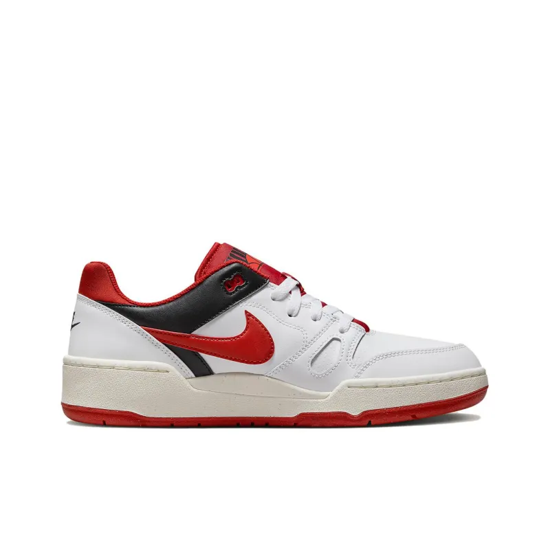 Nike Full Force Low White Red Black-1