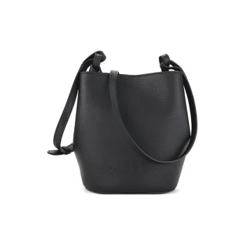 Burberry Cow Leather Bucket Bags Handbags Shoulder Bag Crossbody Bag Regular Women's Black
