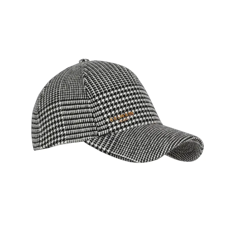 BALMAIN Baseball Caps Women's Black/White-1