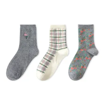 Caramella Mid Calf Socks Women's 3 Pack
