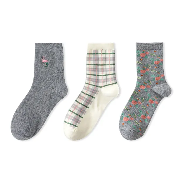 Caramella Mid Calf Socks Women's 3 Pack-0