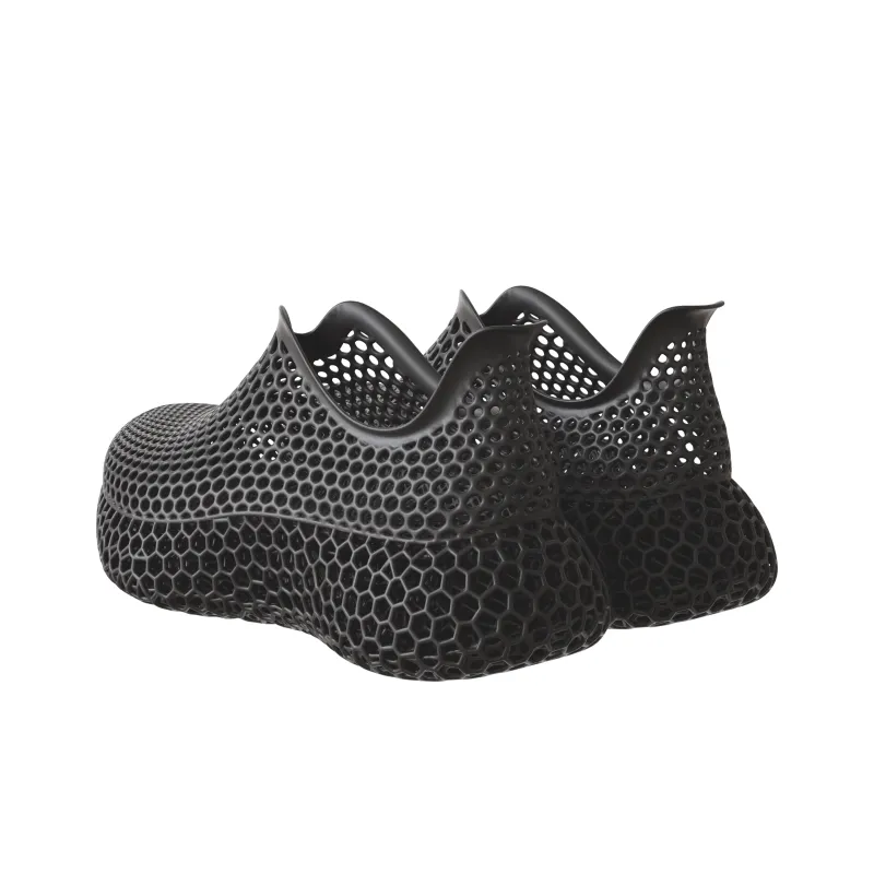 STARAY Fle 3D Printed Bubble Shoes Clogs 4.5cm Unisex Black-3