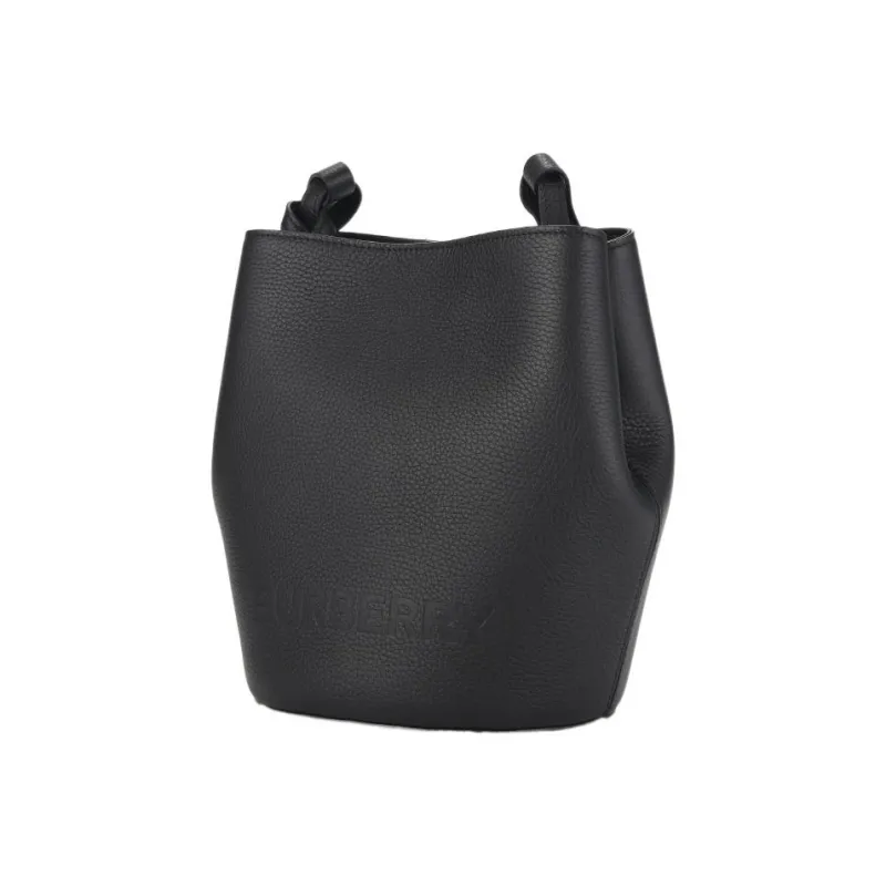 Burberry Cow Leather Bucket Bags Handbags Shoulder Bag Crossbody Bag Regular Women's Black-1