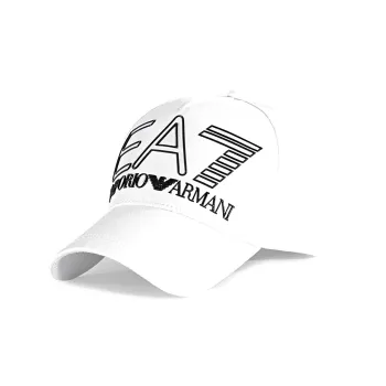 EMPORIO ARMANI Polyester Baseball Caps Men's White