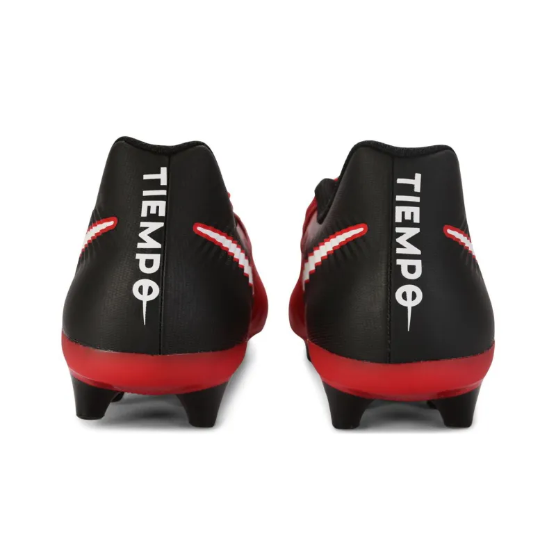 Nike Tiempo Ligera 6 AG Artificial Ground Shock Absorbers Soccer Shoes Men's Red-3